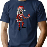 Art The Claus - Claymation Style T-Shirt for Men & Women, T-Shirts Graphic Tee - Navy