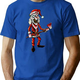 Art The Claus - Claymation Style T-Shirt for Men & Women, T-Shirts Graphic Tee - Blue