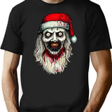 Art The Claus - Horror Christmas Clown T-Shirt for Men & Women, T-Shirts Graphic Tee - Black