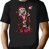 Art The Claus - Tim Burton Style T-Shirt for Men & Women, T-Shirts Graphic Tee - Black