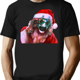 Art The Clown As Santa T-Shirt for Men & Women, T-Shirts Graphic Tee - Black