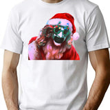 Art The Clown As Santa T-Shirt for Men & Women, T-Shirts Graphic Tee - White