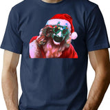 Art The Clown As Santa T-Shirt for Men & Women, T-Shirts Graphic Tee - Navy