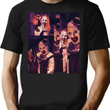 Art The Clown Box Art Backpack T-Shirt for Men & Women, T-Shirts Graphic Tee - Black