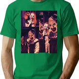 Art The Clown Box Art Backpack T-Shirt for Men & Women, T-Shirts Graphic Tee - Green