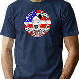 Art The Clown For President Terrifier T-Shirt for Men & Women, T-Shirts Graphic Tee - Navy