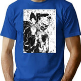 Art The Clown From The Film Terrifier T-Shirt for Men & Women, T-Shirts Graphic Tee - Blue