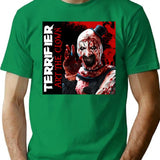 Art The Clown Halloween Horror T-Shirt for Men & Women, T-Shirts Graphic Tee - Green