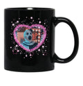 Art The Clown Heart Frame Black Coffee Mug, Gift Coffee Mug - Black