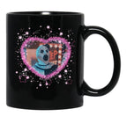 Art The Clown Heart Frame Black Coffee Mug, Gift Coffee Mug - Black