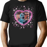 Art The Clown Heart Frame T-Shirt for Men & Women, T-Shirts Graphic Tee - Black