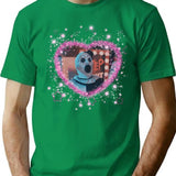Art The Clown Heart Frame T-Shirt for Men & Women, T-Shirts Graphic Tee - Green