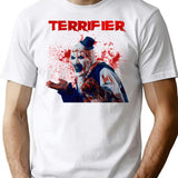 Art The Clown Horror Halloween T-Shirt for Men & Women, T-Shirts Graphic Tee - White