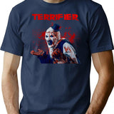 Art The Clown Horror Halloween T-Shirt for Men & Women, T-Shirts Graphic Tee - Navy