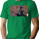 Art The Clown Making A Mess - Terrifier Premium Heavyweight Cotton T-Shirt - Green