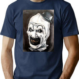 Art The Clown Of The Terrifier Premium T-Shirt for Men & Women, T-Shirts Graphic Tee - Navy