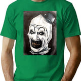 Art The Clown Of The Terrifier Premium T-Shirt for Men & Women, T-Shirts Graphic Tee - Green