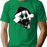 Art The Clown Santa Claus T-Shirt for Men & Women, T-Shirts Graphic Tee - Green