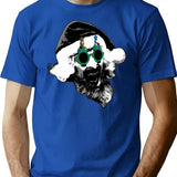 Art The Clown Santa Claus T-Shirt for Men & Women, T-Shirts Graphic Tee - Blue