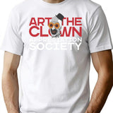 Art The Clown Society T-Shirt for Men & Women, T-Shirts Graphic Tee - White