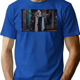 Art The Clown Sunglasses - Terrifier 2 Flower Sunglasses T-Shirt for Men & Women, T-Shirts Graphic Tee - Blue