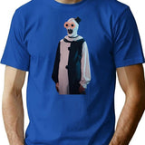 Art The Clown Sunglasses Terrifier T-Shirt for Men & Women, T-Shirts Graphic Tee - Blue