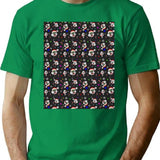 Art The Clown Terrifier 3 Christmas Pattern Premium Heavyweight Cotton T-Shirt - Green