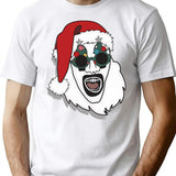 Art The Clown Terrifier 3 Santa T-Shirt for Men & Women, T-Shirts Graphic Tee - White