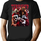 Art The Clown Terrifier Christmas T-Shirt for Men & Women, T-Shirts Graphic Tee - Black