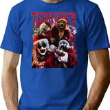 Art The Clown Terrifier Christmas T-Shirt for Men & Women, T-Shirts Graphic Tee - Blue