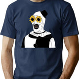 Art The Clown - Terrifier Classic Classic Premium Heavyweight Cotton T-Shirt - Navy