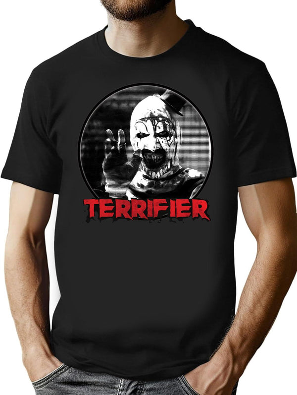 Art The Clown Terrifier Classic Premium Heavyweight Cotton T-Shirt - Black