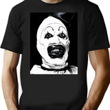Art The Clown Terrifier Classic T-Shirt for Men & Women, T-Shirts Graphic Tee - Black