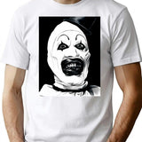 Art The Clown Terrifier Classic T-Shirt for Men & Women, T-Shirts Graphic Tee - White