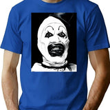 Art The Clown Terrifier Classic T-Shirt for Men & Women, T-Shirts Graphic Tee - Blue