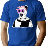 Art The Clown Terrifier Cute Pink Horror T-Shirt for Men & Women, T-Shirts Graphic Tee - Blue