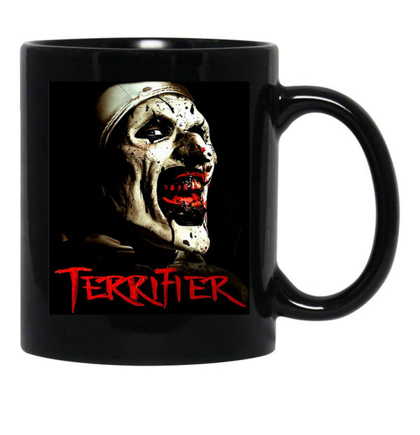 Art The Clown Terrifier (2) Black Coffee Mug, Gift Coffee Mug - Black