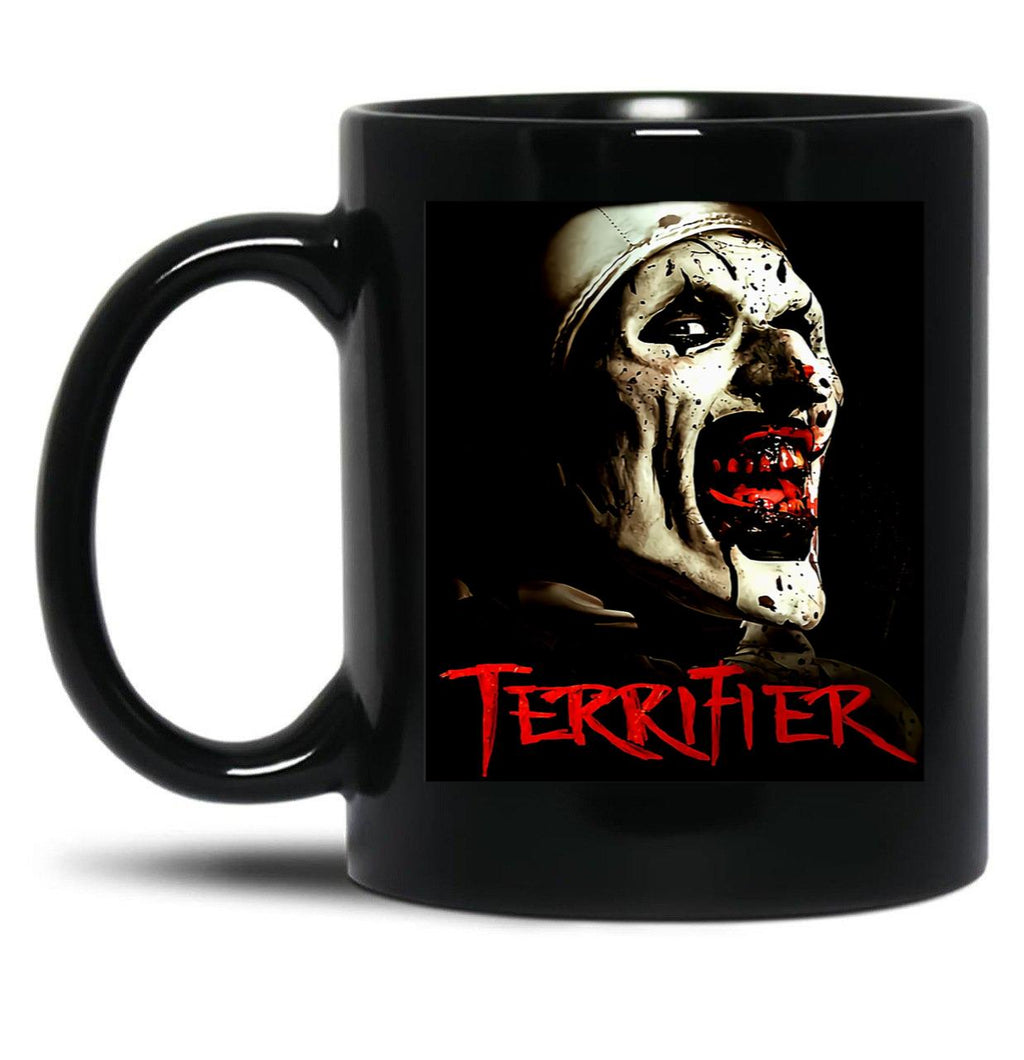 Art The Clown Terrifier (2) Black Coffee Mug, Gift Coffee Mug