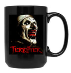 Art The Clown Terrifier (2) Black Coffee Mug, Gift Coffee Mug