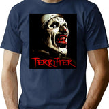 Art The Clown Terrifier (2) Premium Heavyweight Cotton T-Shirt - Navy