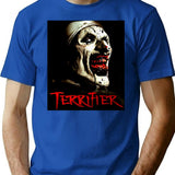 Art The Clown Terrifier (2) Premium Heavyweight Cotton T-Shirt - Blue