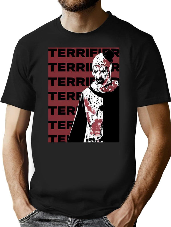 Art The Clown Terrifier (6)D Premium Heavyweight Cotton T-Shirt - Black