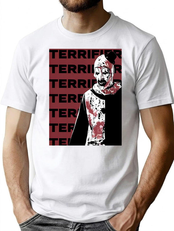Art The Clown Terrifier (6)D Premium Heavyweight Cotton T-Shirt - White
