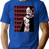 Art The Clown Terrifier (6)D Premium Heavyweight Cotton T-Shirt - Blue