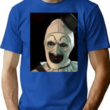 Art The Clown Terrifier (7) T-Shirt for Men & Women, T-Shirts Graphic Tee - Blue
