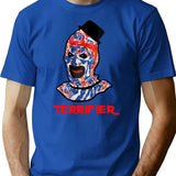Art The Clown - Terrifier T-Shirt for Men & Women, T-Shirts Graphic Tee - Blue