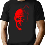 Art The Clown The Creepy Blood Red T-Shirt for Men & Women, T-Shirts Graphic Tee - Black