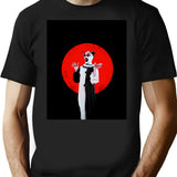 Art The Clown The Creepy Happy For U T-Shirt for Men & Women, T-Shirts Graphic Tee - Black