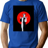 Art The Clown The Creepy Happy For U T-Shirt for Men & Women, T-Shirts Graphic Tee - Blue