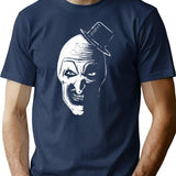 Art The Clown The Creepy T-Shirt for Men & Women, T-Shirts Graphic Tee - Navy